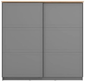 Skriňa Valencia 220 šedá 11011498