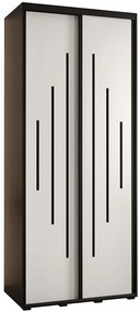 Skriňa 45 Canaris 12 100 čierna/biela/čierna