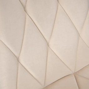 Jedálenská stolička MADISON zamatová, béžová