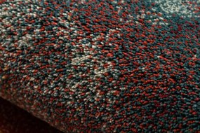 Vlnený koberec OMEGA TOGO Abstrakt, červený