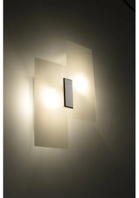 Sollux SL.0197 - Nástenné svietidlo FABIANO 2xE27/15W/230V biela/chróm