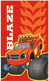 Detský uterák Plamienok a štvorkoláci - motív Ohnivá stopa - 100% bavlna - 30 x 50 cm