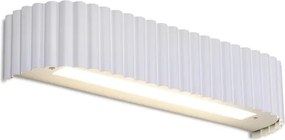 Brilagi - LED stmievateľné nástenné svietidlo FALCON MODERN LED/14W/230V 40 cm biele + diaľkový ovládač