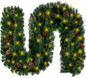 Ruhhy 22322 Vianočná girlanda s LED osvetlením 2,7 m 50LED