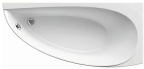 Asymetrická vaňa Ravak Avocado 160x75 cm akrylát pravá CH01000000, 1 ks