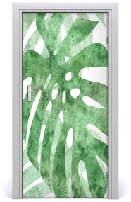 Samolepiace fototapety na dvere Monstera 85x205 cm