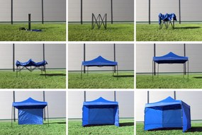 Garden Line 3 x 3 m modrý komerčný stan *7458/7519