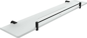 Nimco Polica IXI s ohrádkou, 60 cm BORMO čierna - BRC X460-X-90