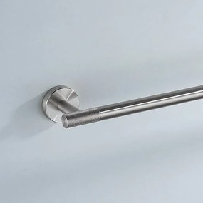 Rea Modern, kúpeľňový vešiak na uteráky 60cm, 6603, brúsená oceľ, REA-98002