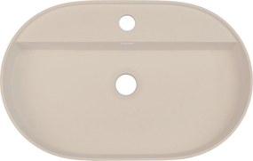 Deante Umývadlo na dosku Silia 55x35 cm - CQS 5U6B, granit, béžové