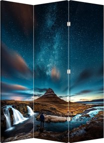 Paraván - Modrá mliečna dráha (126x170 cm)