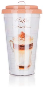 Banquet Hrnček cestovný dvojstenný COFFEE 0,5 l, Coffee macchiato
