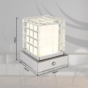 Globo 21009W - LED Stmievateľná stolná lampa LUNKI LED/2,5W/3,7V