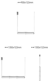 Immax NEO 07103L - LED Stmievateľný luster na lanku BAMBOOS LED/45W/230V 135 cm Tuya+DO