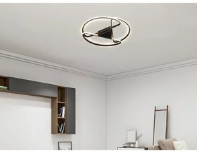 LED Stmievateľné stropné svietidlo LED/75W/230V 3000-6500K čierna + DO