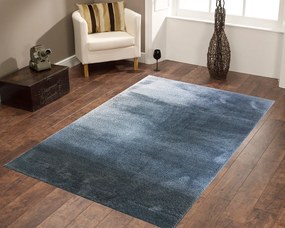 Koberec Microsofty 8301 Light Blue – modrý shaggy obdĺžnik Rozmer: 200x290 cm