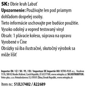 Vetro-plus Nafukovací kruh Labuť, pr. 115 cm