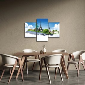 Obraz - Cesta okolo sveta (90x60 cm)