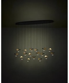 Eglo 390343 - LED Stmievateľný luster na lanku DRACERA 17xLED/2,3W/230V 3000K