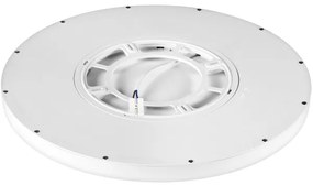 Top Light - LED Stmievateľné stropné svietidlo REVIT LED/70W/230V pr. 75 cm biela