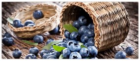 Obraz - Šťavnaté čučoriedky (120x50 cm)