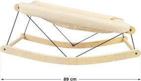 Detské hojdacie kreslo Moon 45 béžové