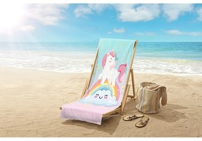 Detská zamatová plážová osuška 75x150 cm Sweety – Good Morning