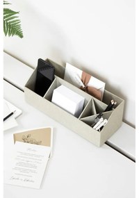 Kartónový organizér na písacie potreby Elisa Canvas Paper Laminate – Bigso