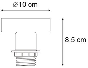 Stropné svietidlo z ocele - Combi