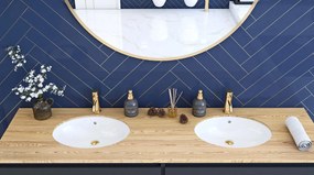 Rea Nel umývadlo, 47 x 39 cm, biela, REA-U6330