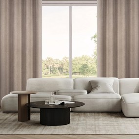 ZÁVES NA KRÚŽKOCH ADELINA 140X250 CM HNEDÁ