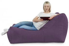 Leňoška LOUNGE ATENA plyš fialová
