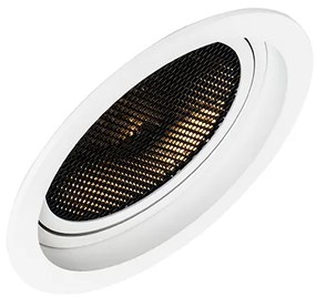 Sada 6 moderných zapustených bodových svetiel biela nastaviteľná - Coop 111 Honey