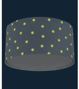 Dalber 82216T - Detské stropné svietidlo STAR LIGHT 2xE27/60W/230V modrá