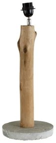 Drevená základňa ku stolný lampe Eukalyptus - Ø 20 * 51cm