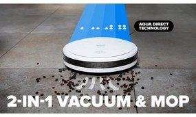 Niceboy ION Charles i6 - Inteligentný robotický vysávač 2v1 2600 mAh Wi-Fi biela