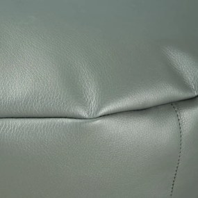 Taburetka Cilindro strieborná ekokoža