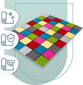 Koberec Agnella Funky Top Super Kuku žltý