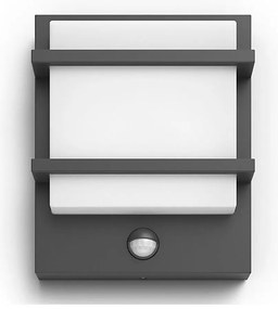 Philips - LED Vonkajšie nástenné svietidlo so senzorom PETRONIA LED/3,8W/230V IP44