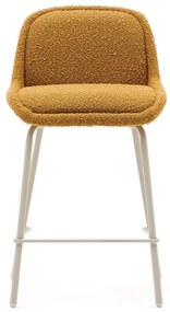 Barová stolička v horčicovej farbe (výška sedadla 65 cm) Aimin – Kave Home