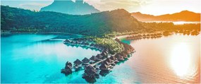 Obraz - Bora Bora (120x50 cm)