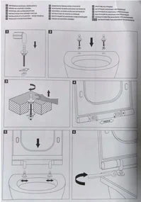 Cersanit Metropolitan, toaletné sedátko z duroplastu s pomalým zatváraním, biela, OK581-009-BOX