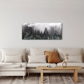 Obraz - Les s ilustrovanými prvkami (120x50 cm)