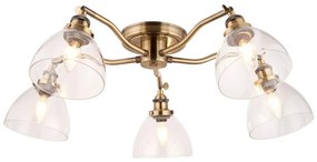 Endon 97248 - Bodové svietidlo HANSEN 5xE14/7W/230V mosadz