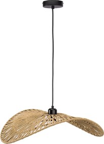 Toolight Toolight, závesné stropné svietidlo 50cm, 1xE27, APP1739-1CP, hnedá-čierna, OSW-06062