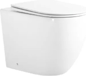 Mexen Lena stojaca WC miska Rimless Tornado s pomaly uzatvárajúcim sa slim sedátkom, duroplast, biely lesk - 3222T4000