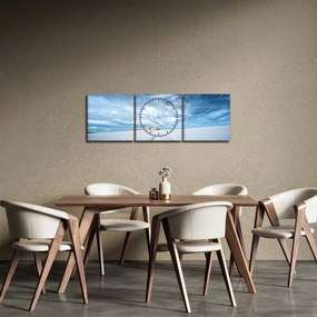 Obraz poľa (s hodinami) (90x30 cm)