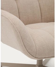 Béžové otočné kreslo Jaspe – Kave Home