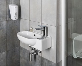 Sapho Sapho, MINOR betónové umývadlo na dosku, priemer 26cm, ružová matná, MR26021