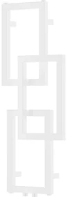 Mexen Grid, dekoratívny kúpeľňový radiátor 870 x 360 mm, 209 W, biela, W215-0870-360-00-20